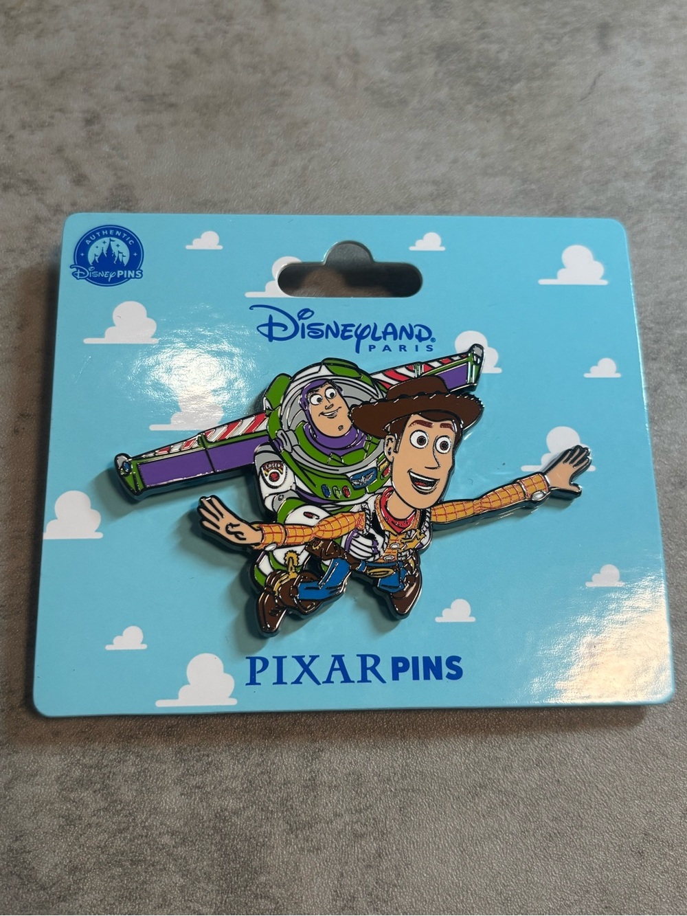 Jumbo Buzz And Woody Toy Story Disneyland Paris DLP Disney Pin NEW
